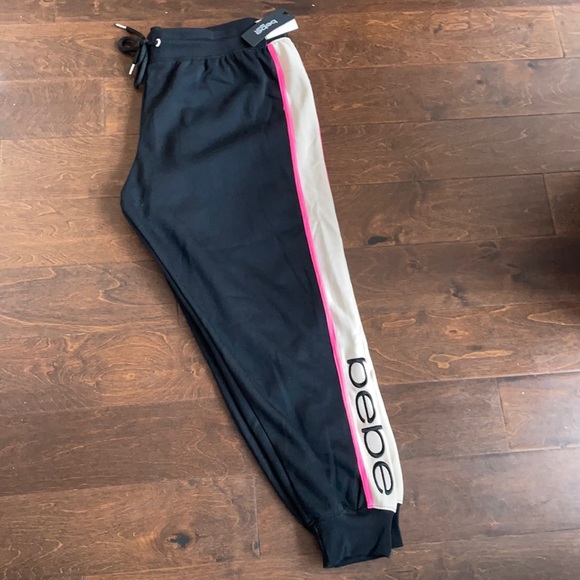 Bebe Sport Jogger Style SWeatpants Logo Plus Sz 3X - Picture 1 of 7